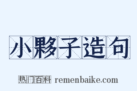 小夥子造句是什么意思的图片